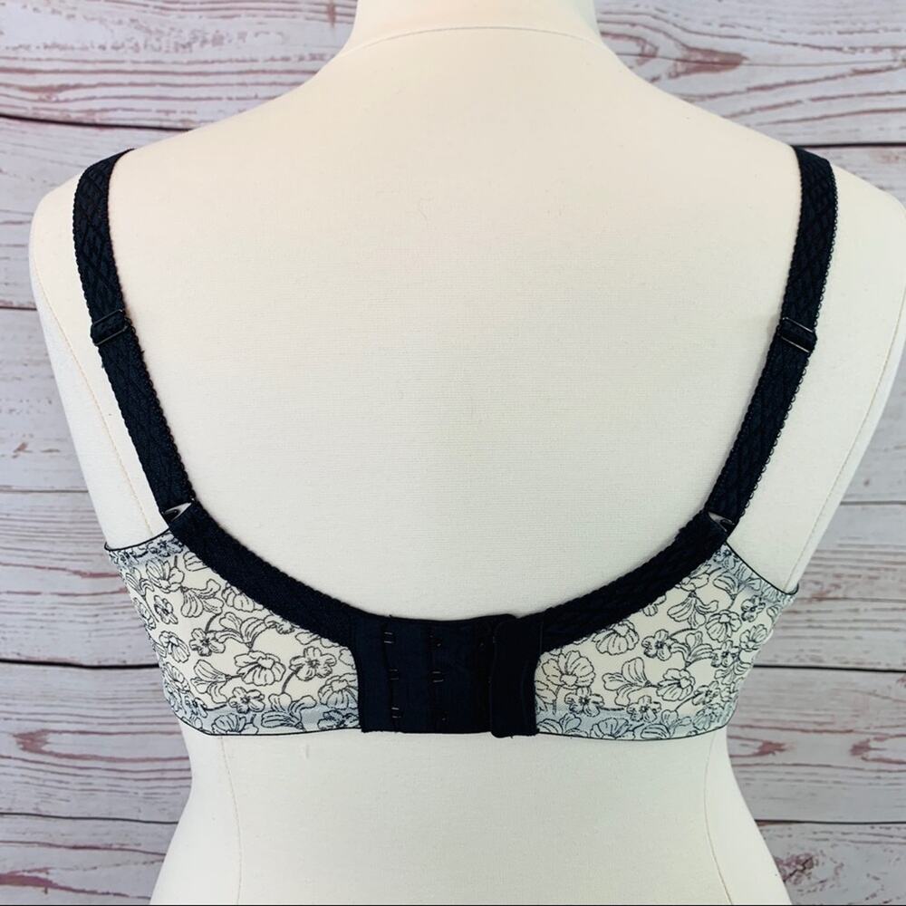 1st & Curve cream black bra floral with lace 40D - Picture 5 of 11